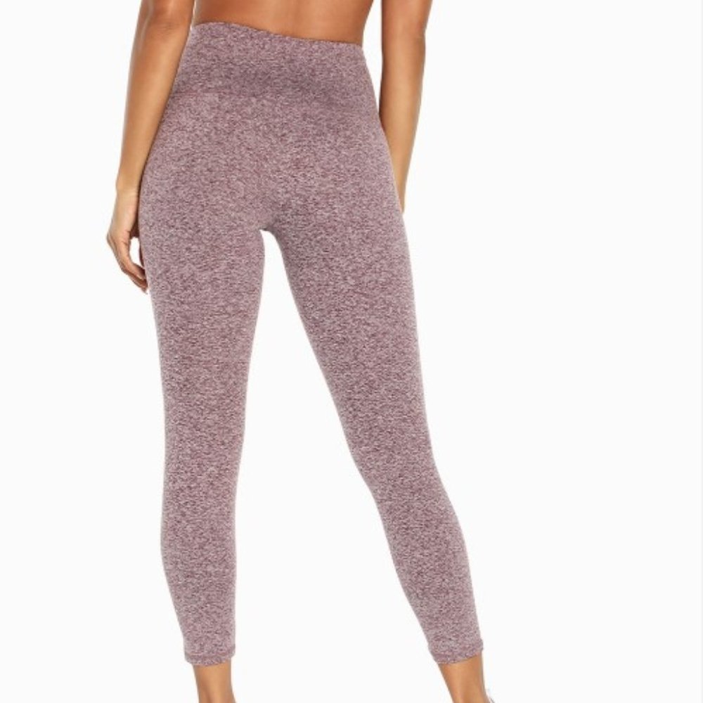 Zobha "Melange" Heather Fig Ankle Athletic Leggings NEW- Sz. XS - Picture 4 of 9